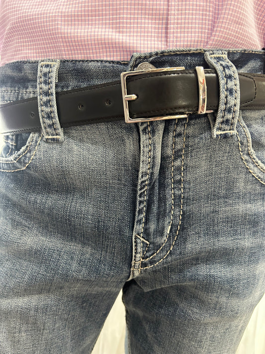 Hickory Charcoal Reversible Belt