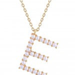 Pearl Initial Letter Necklace