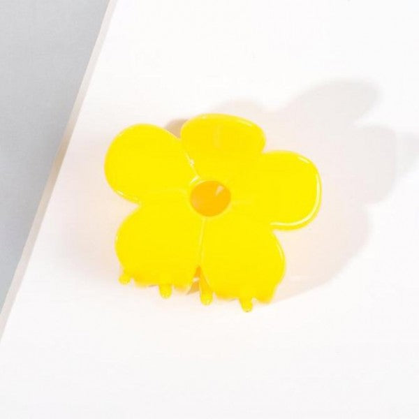 Small Shiny Flower Clip