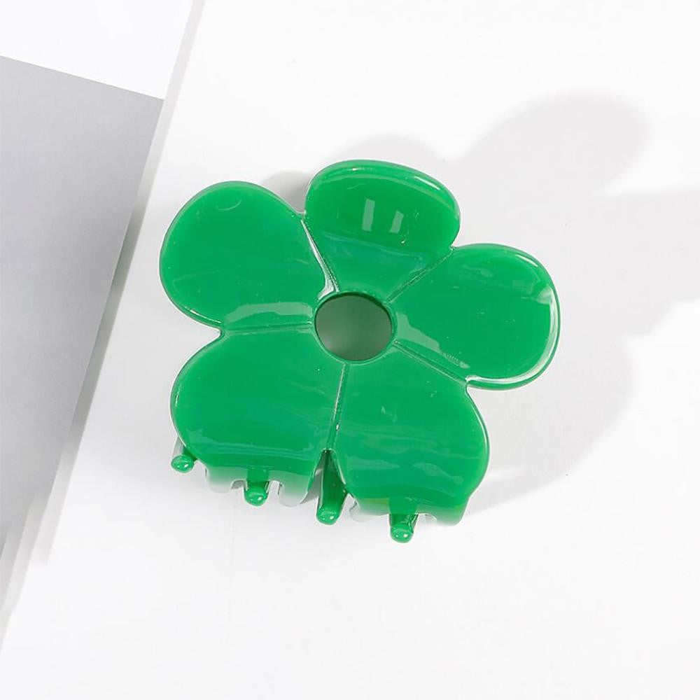 Small Shiny Flower Clip