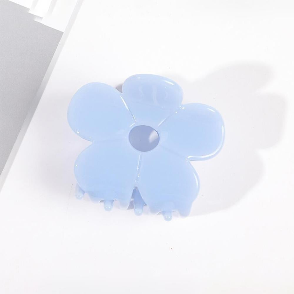 Small Shiny Flower Clip