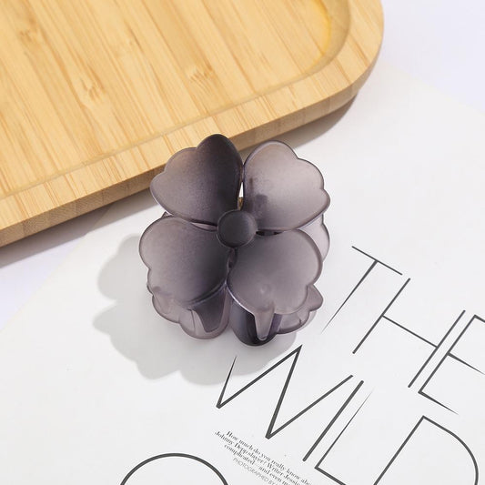 Ombre Frosted Flower Clip