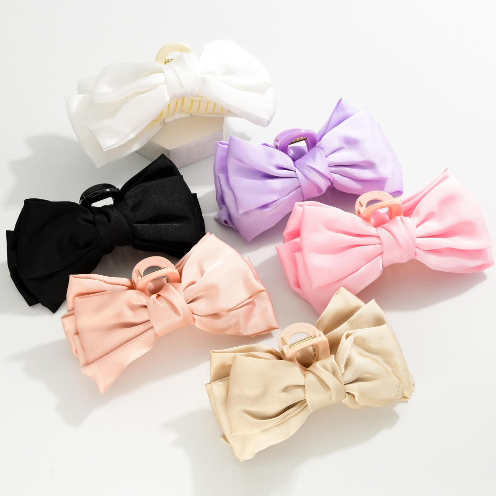 Silk Bow Clip
