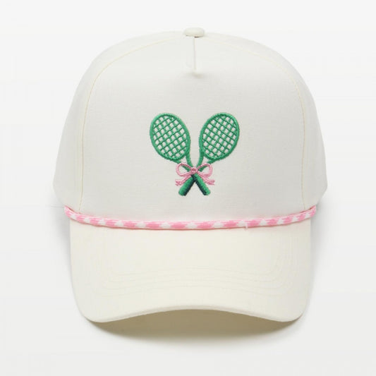Embroidered Tennis Hat