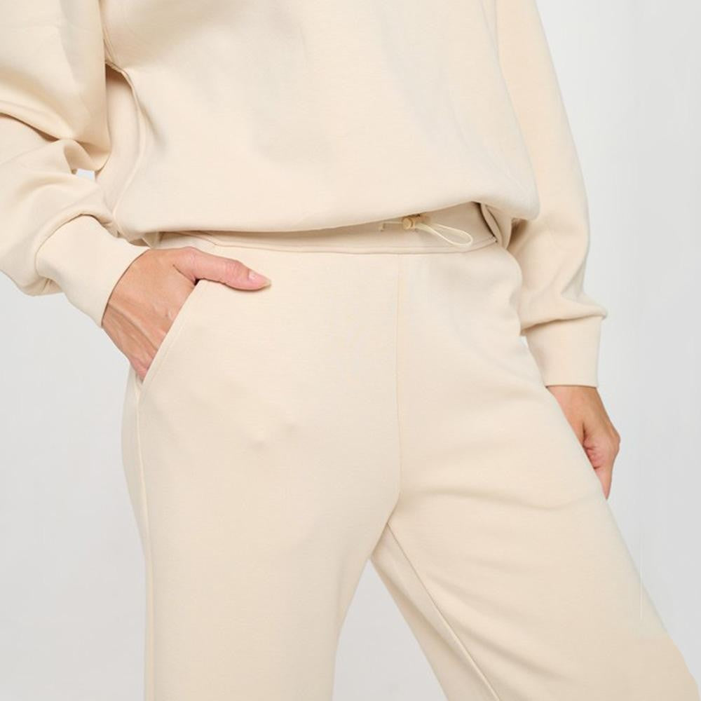 High Rise Cropped Scuba Pants