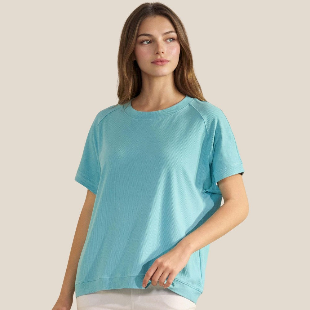 Loose Fit Short Sleeve Top