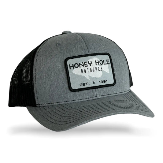 White Crappie - Heather Grey/Black