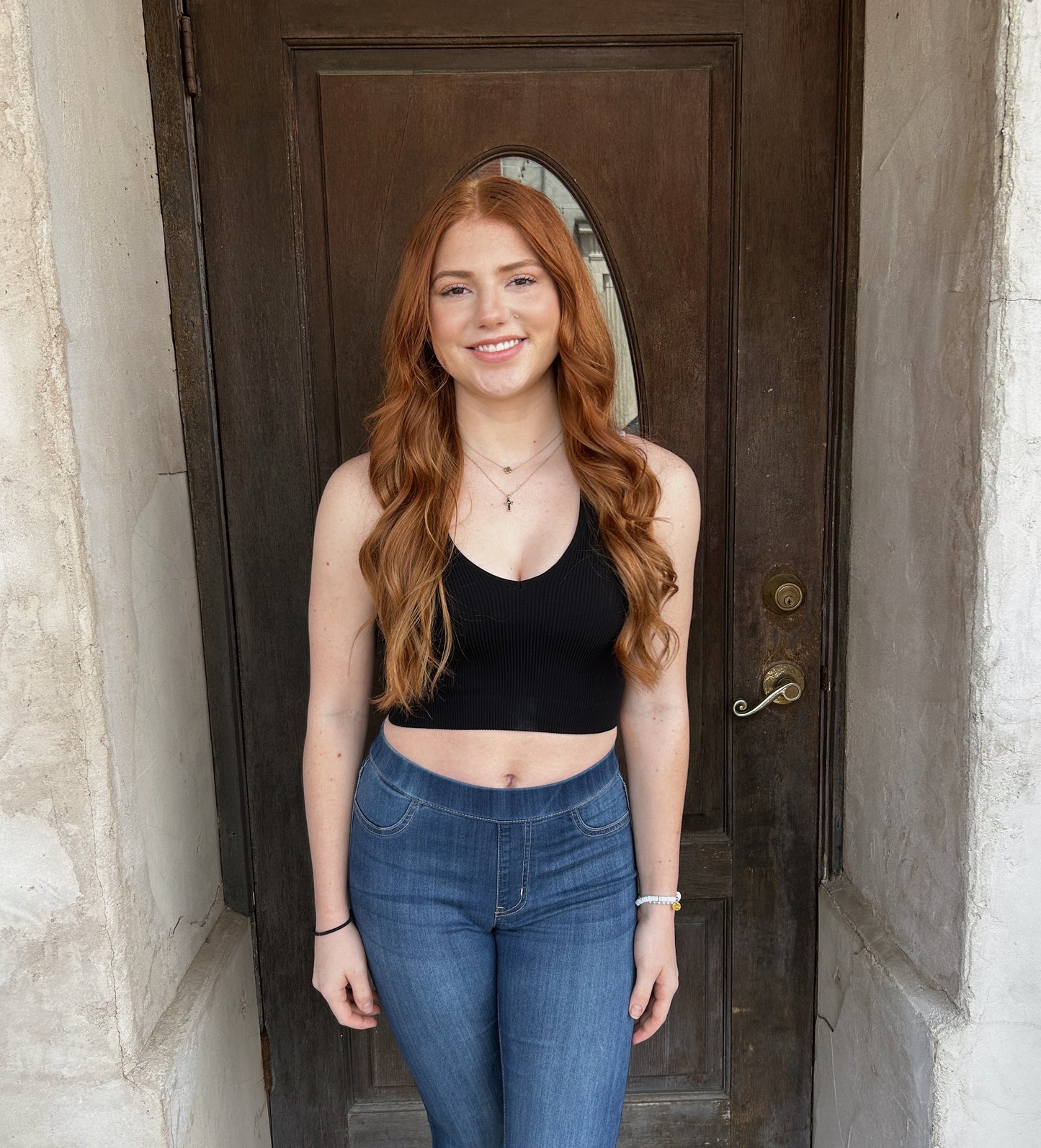 Cropped Racerback Tank