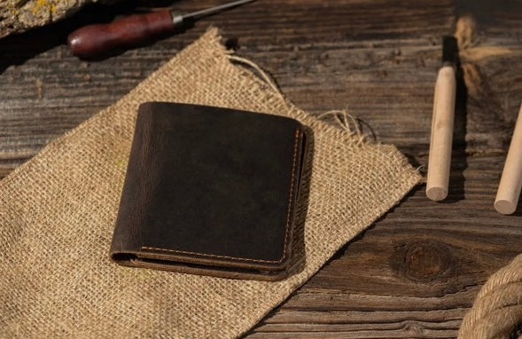 Genuine Leather Bifold Wallet