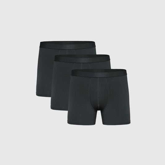 Boxer Trunks | 3-Pack | Carbon