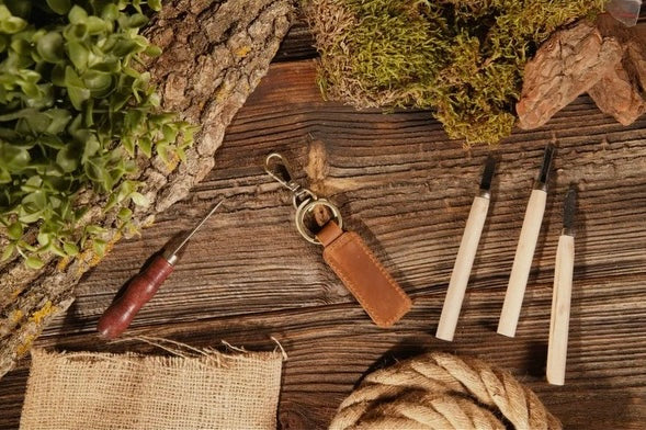 Leather Keychain