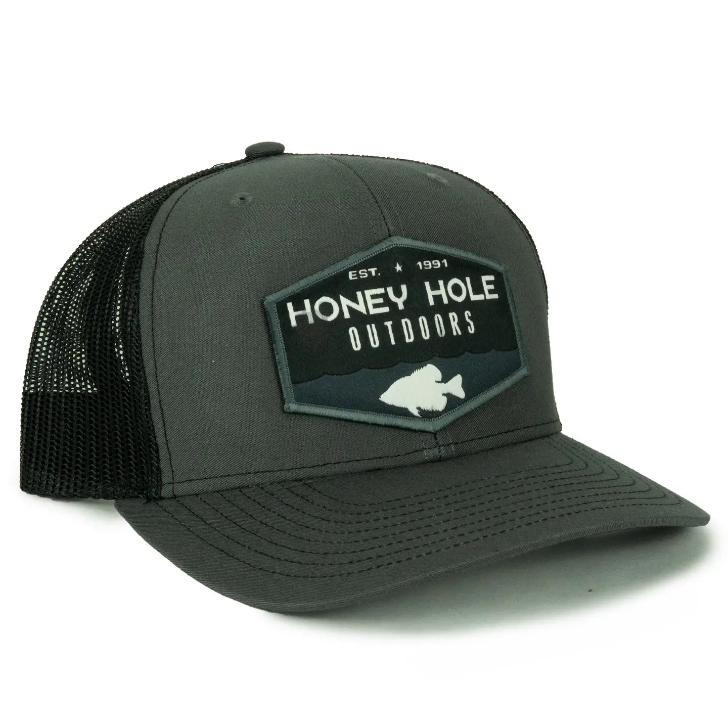 Black Crappie Hex Hat