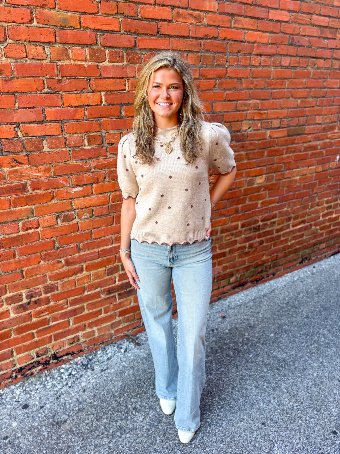 Polka Dot Sweater