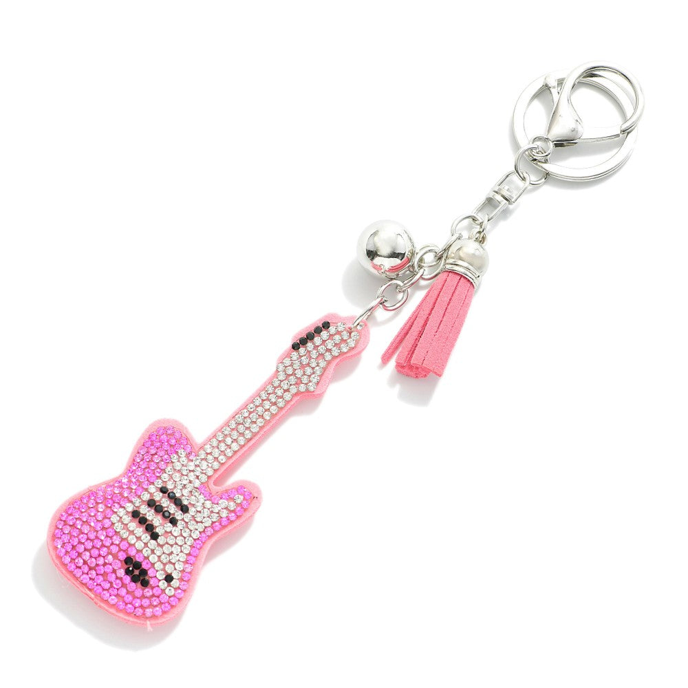 Rhinestone Cushion Keychain