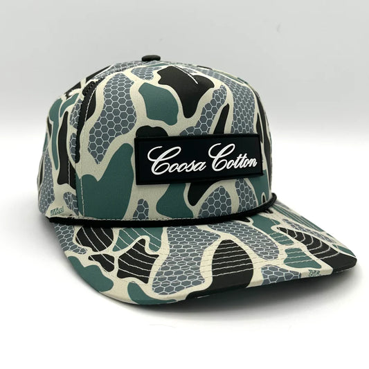 Coosa Cotton- Camo Rope Hat