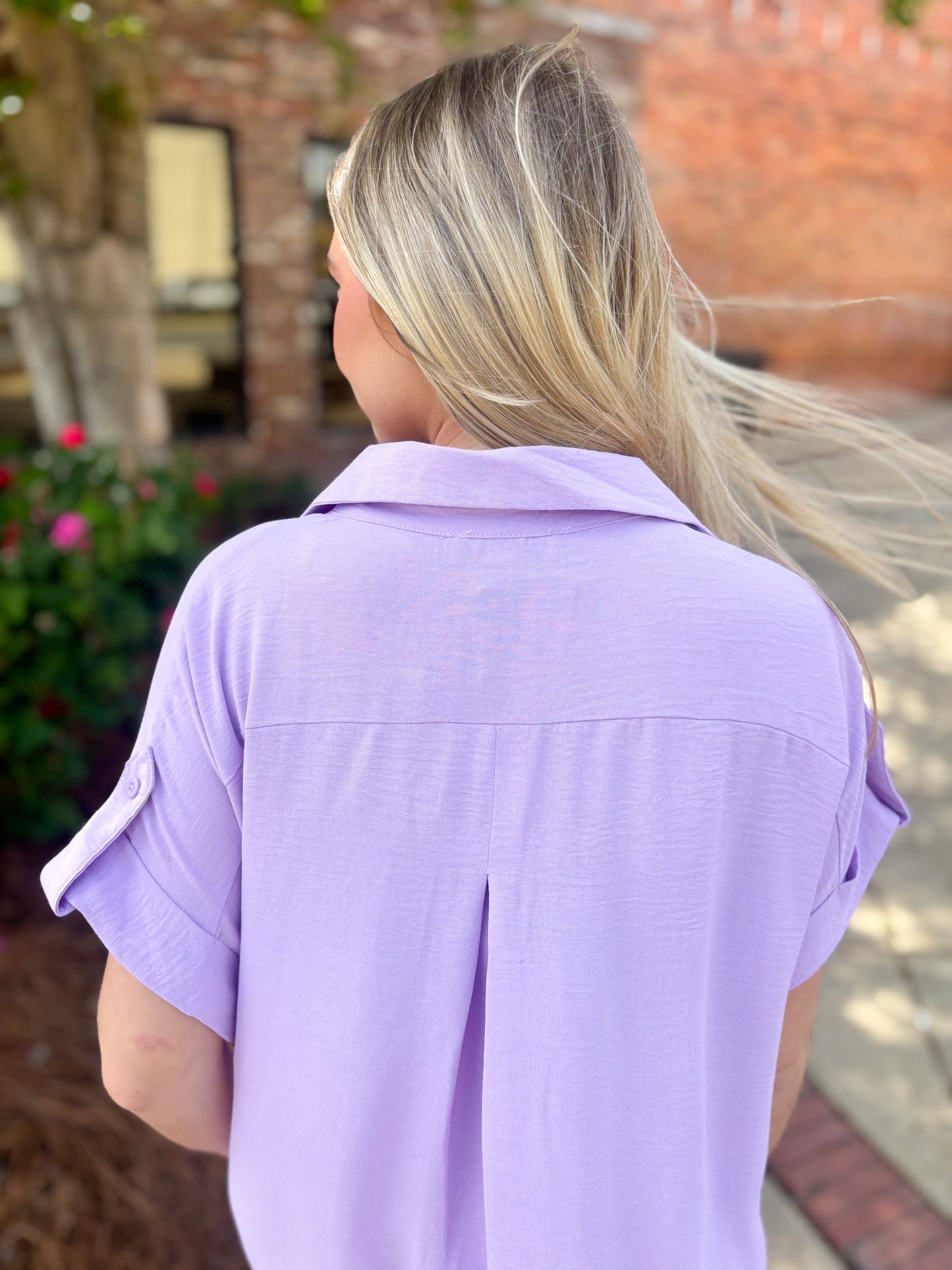 Button Down Mini Dress