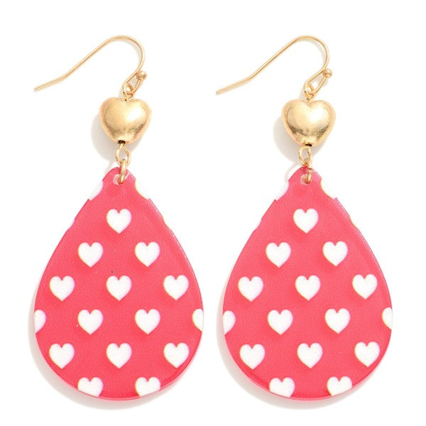 Valentine's Day Teardrop Earring