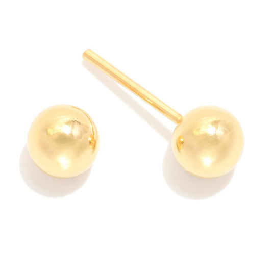 Ball Stud Earrings