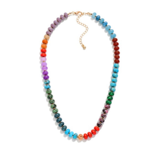 Beaded Necklace Featuring Candy Beads