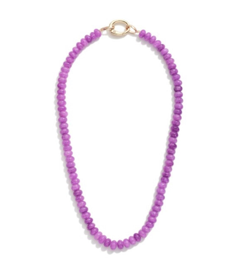 Candy Stone Beaded Necklace