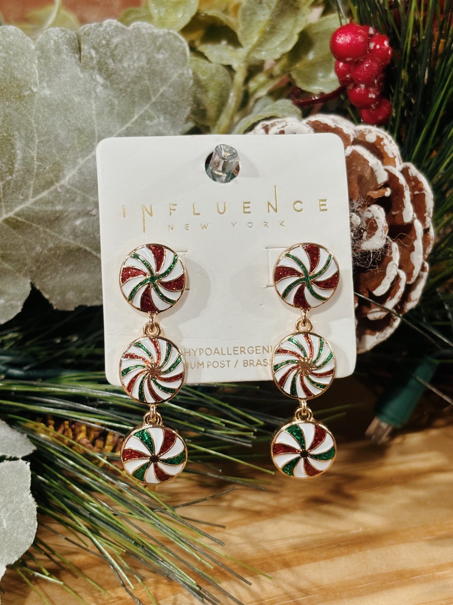 Christmas earrings