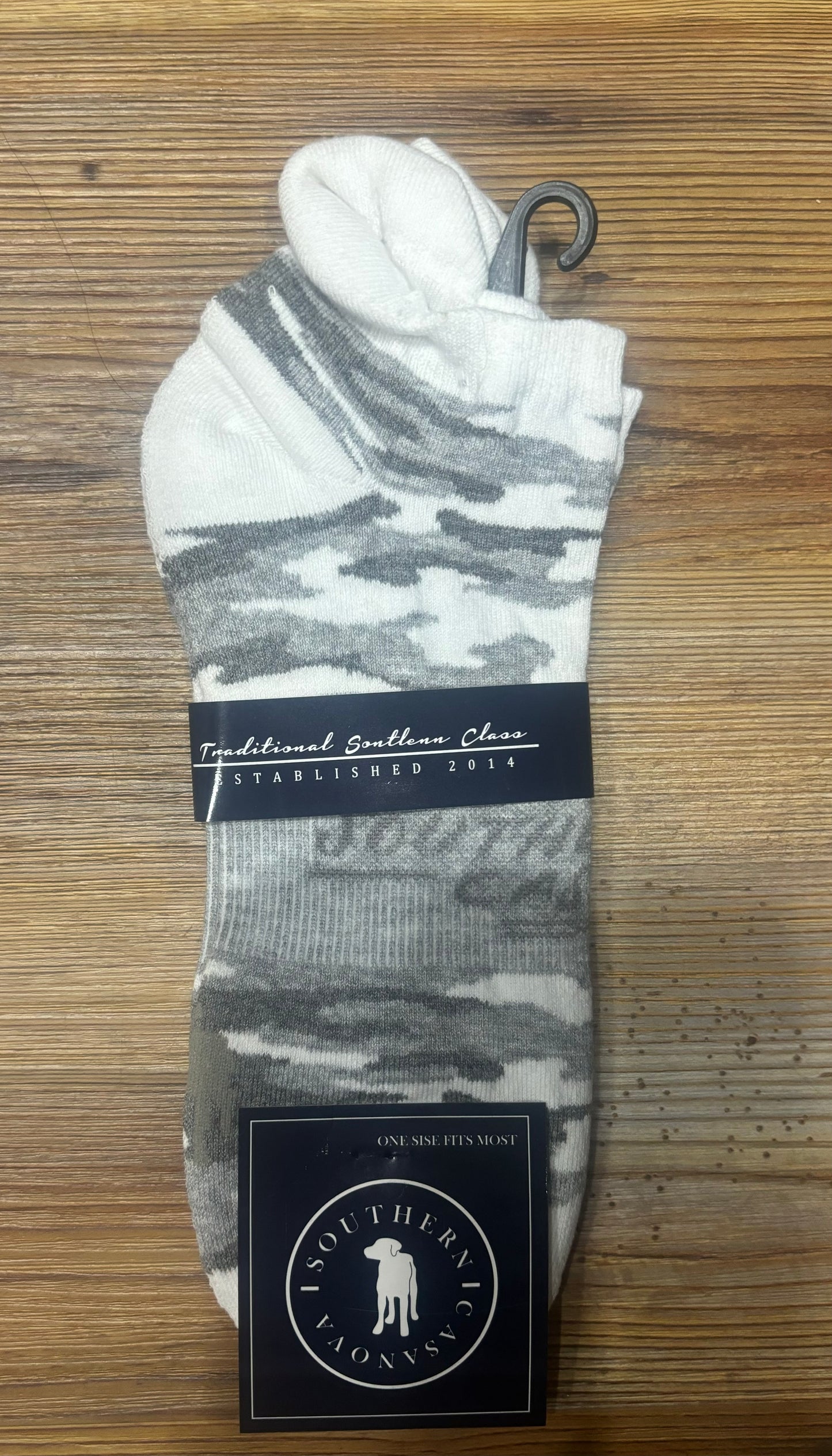 White Camo Socks