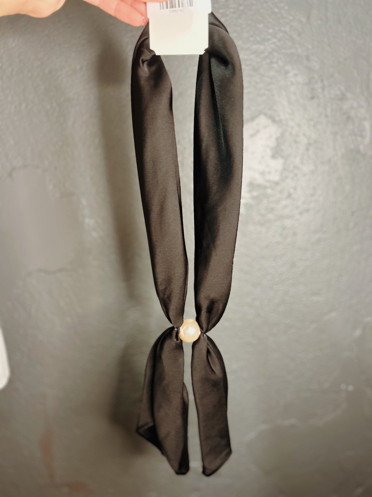 Pearl Accent Scarf Necklace