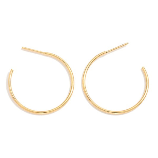 Skinny Hoop Earrings