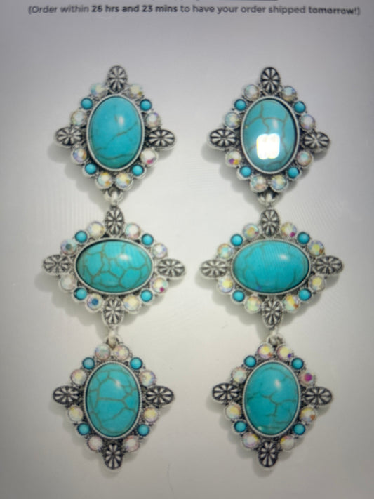 Turquoise Drop Earrings