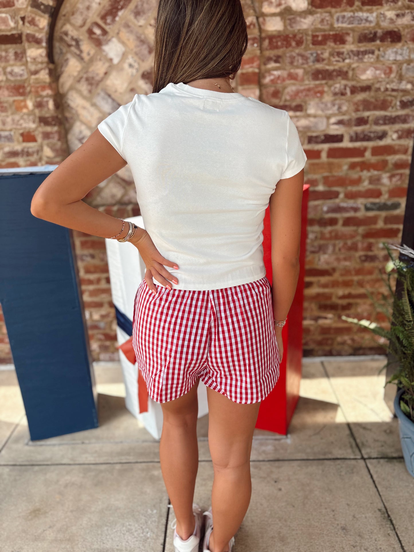 Red Gingham Boxer