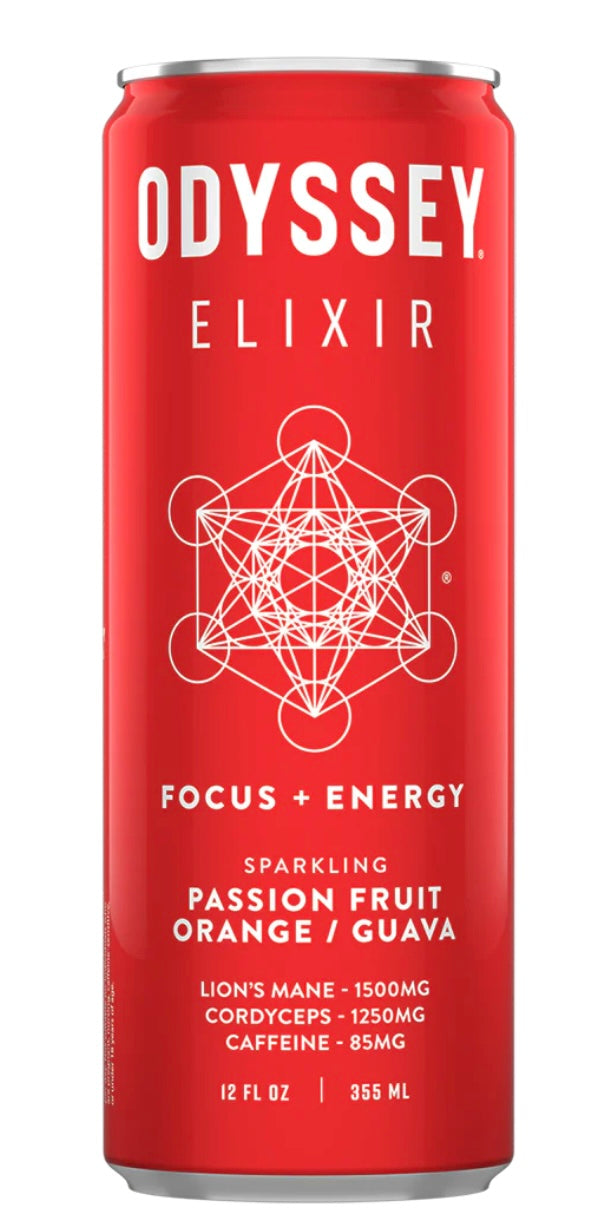 Odyssey Elixir Focus + Energy Sparkling Mushroom Drink