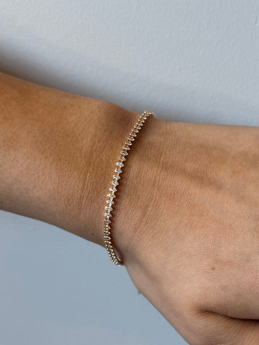 Marquise Shaped Stone Bracelet