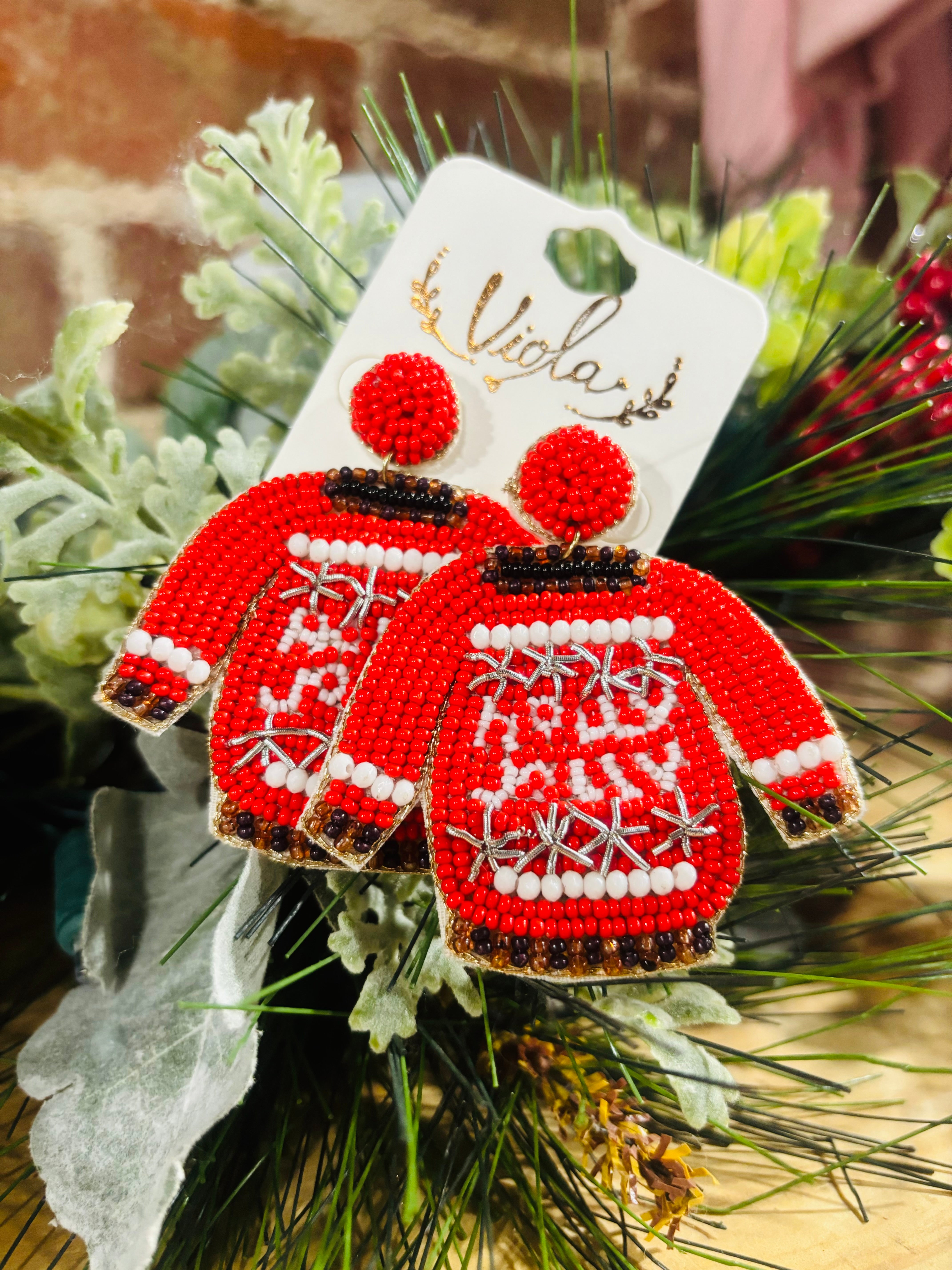 Christmas earrings