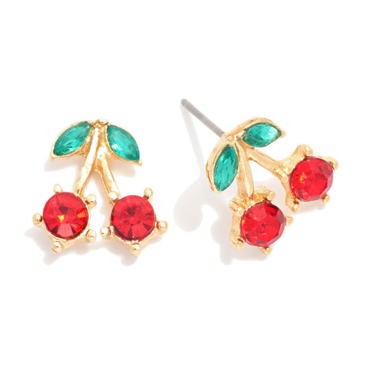 Cherry Stud Earrings