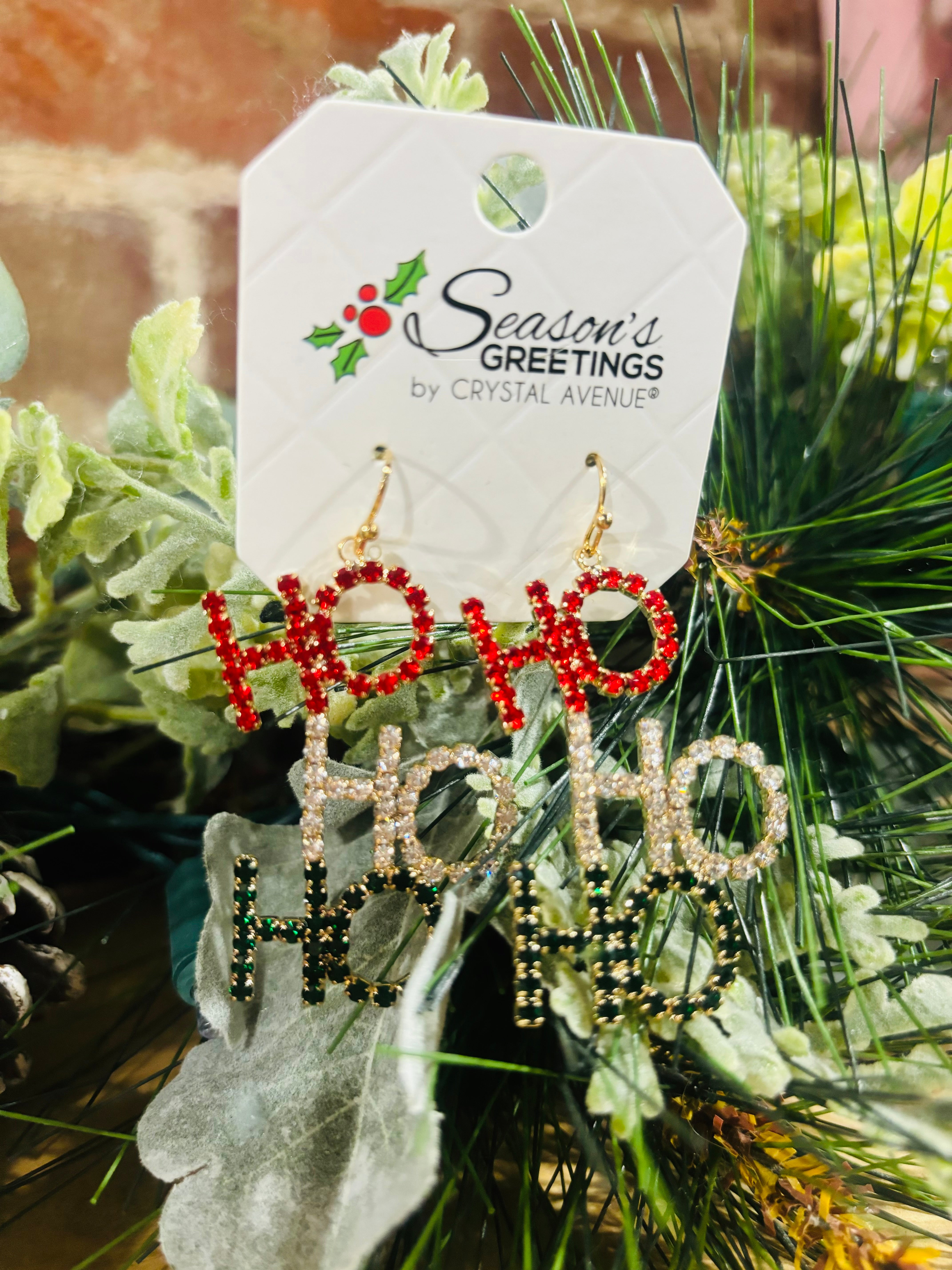 Christmas earrings