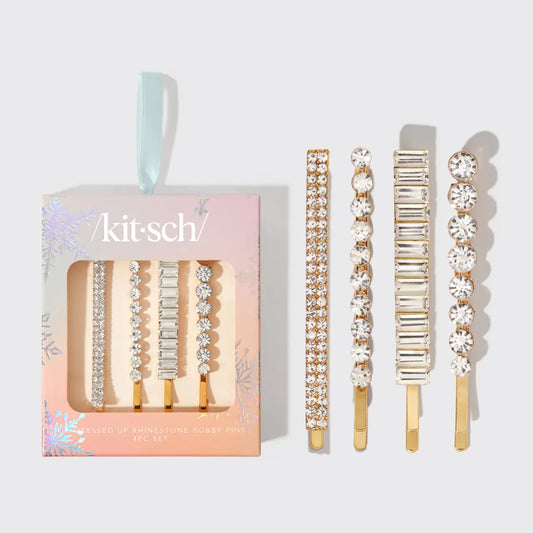 Kitsch Rhinestone Bobby Pins