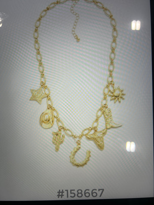 Cowboy Charm Necklace