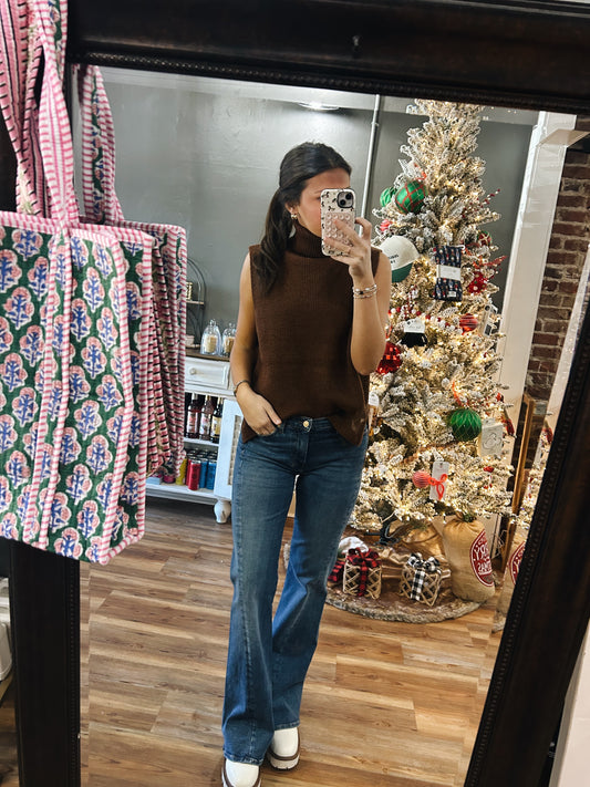 Turtleneck Sweater Vest