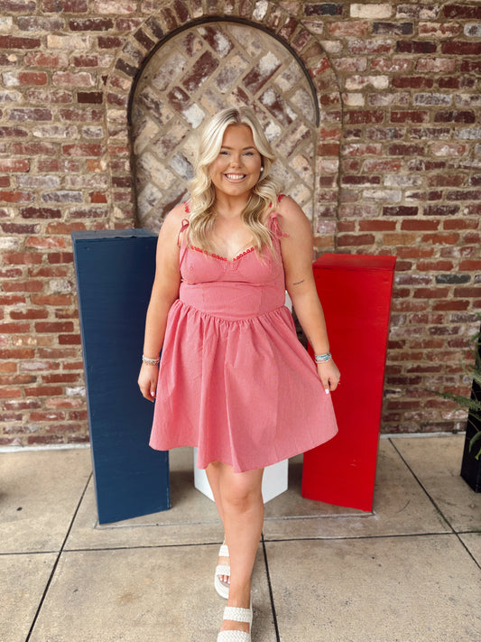 Sweetheart Gingham Dress