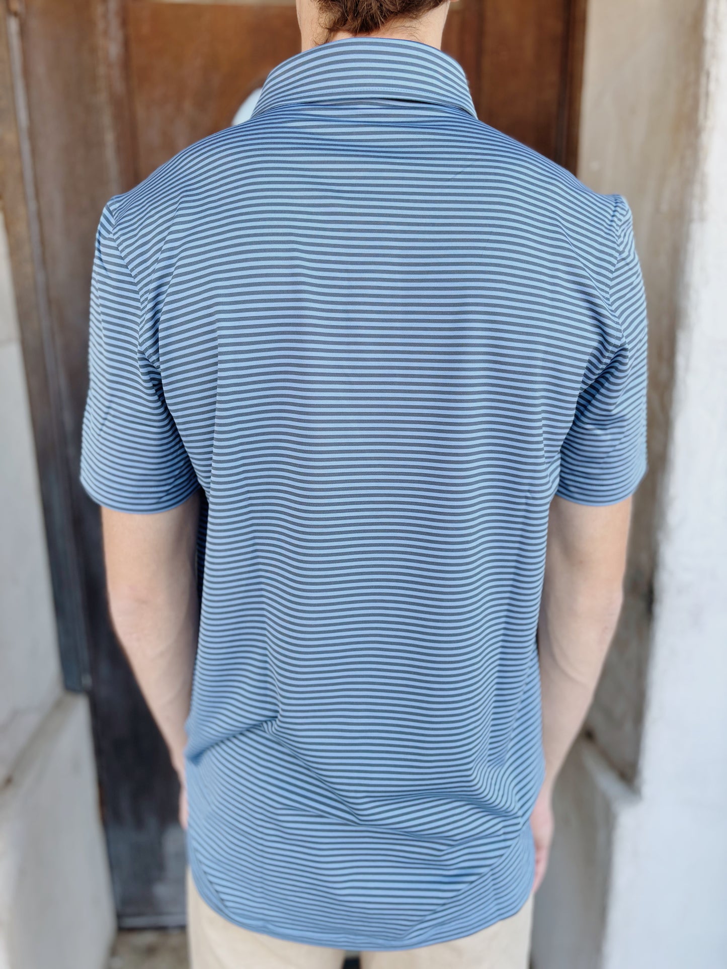 Morgan Blue Stripe Polo