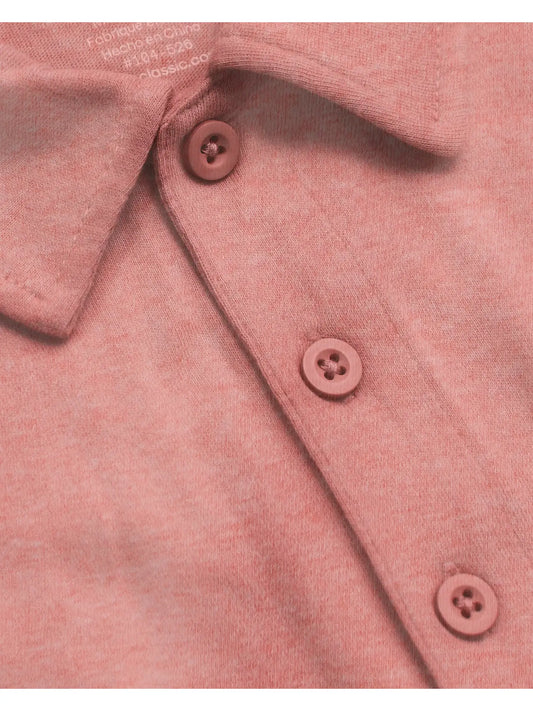 Short Sleeve  Polo | Heather Cayenne