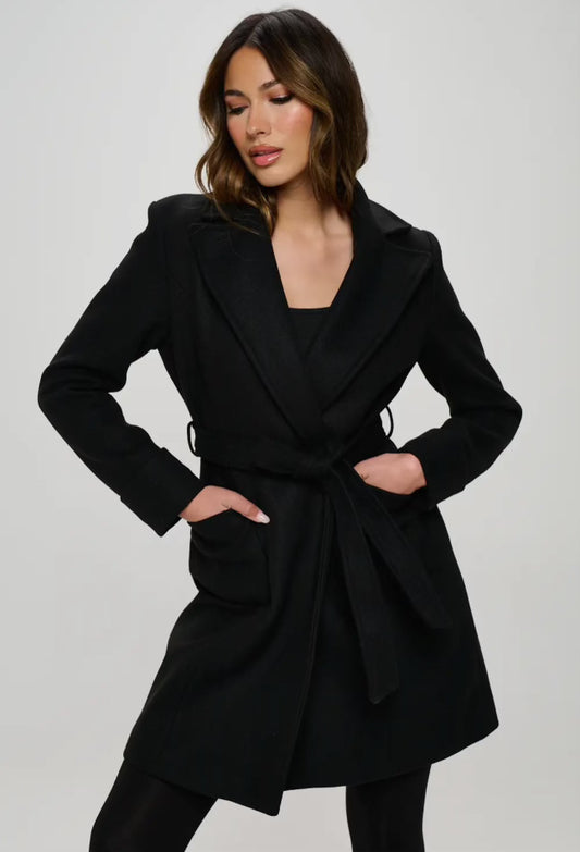 Wool Blend Trench Coat