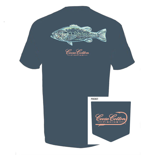 Abstract Bass Pocket T-Shirt