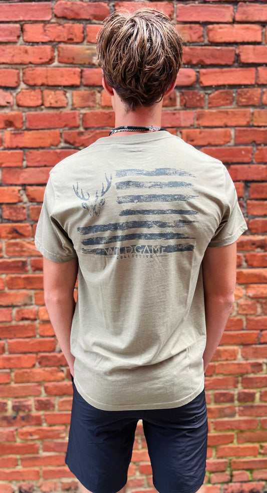 Wildgame Logo Flag T-Shirt