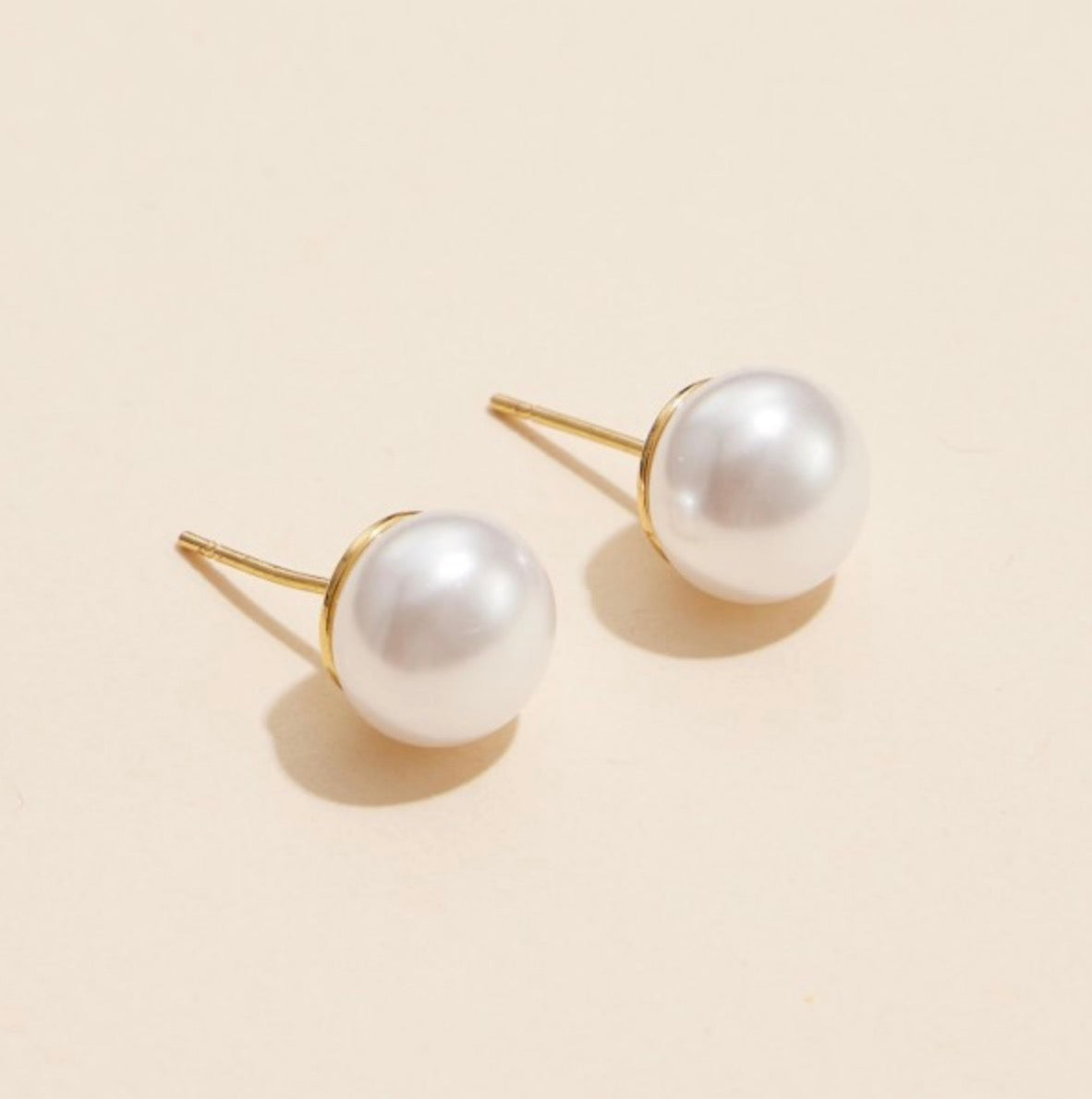 Pearl Stud Earrings