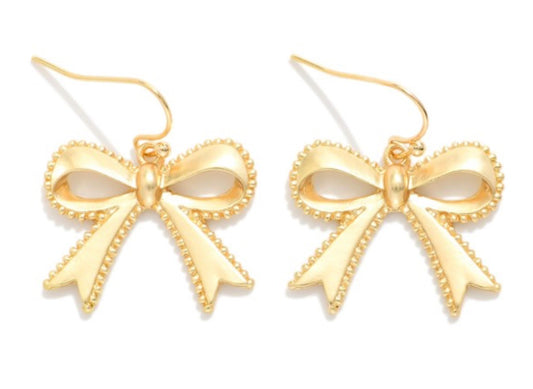 Bow Drop Earrings