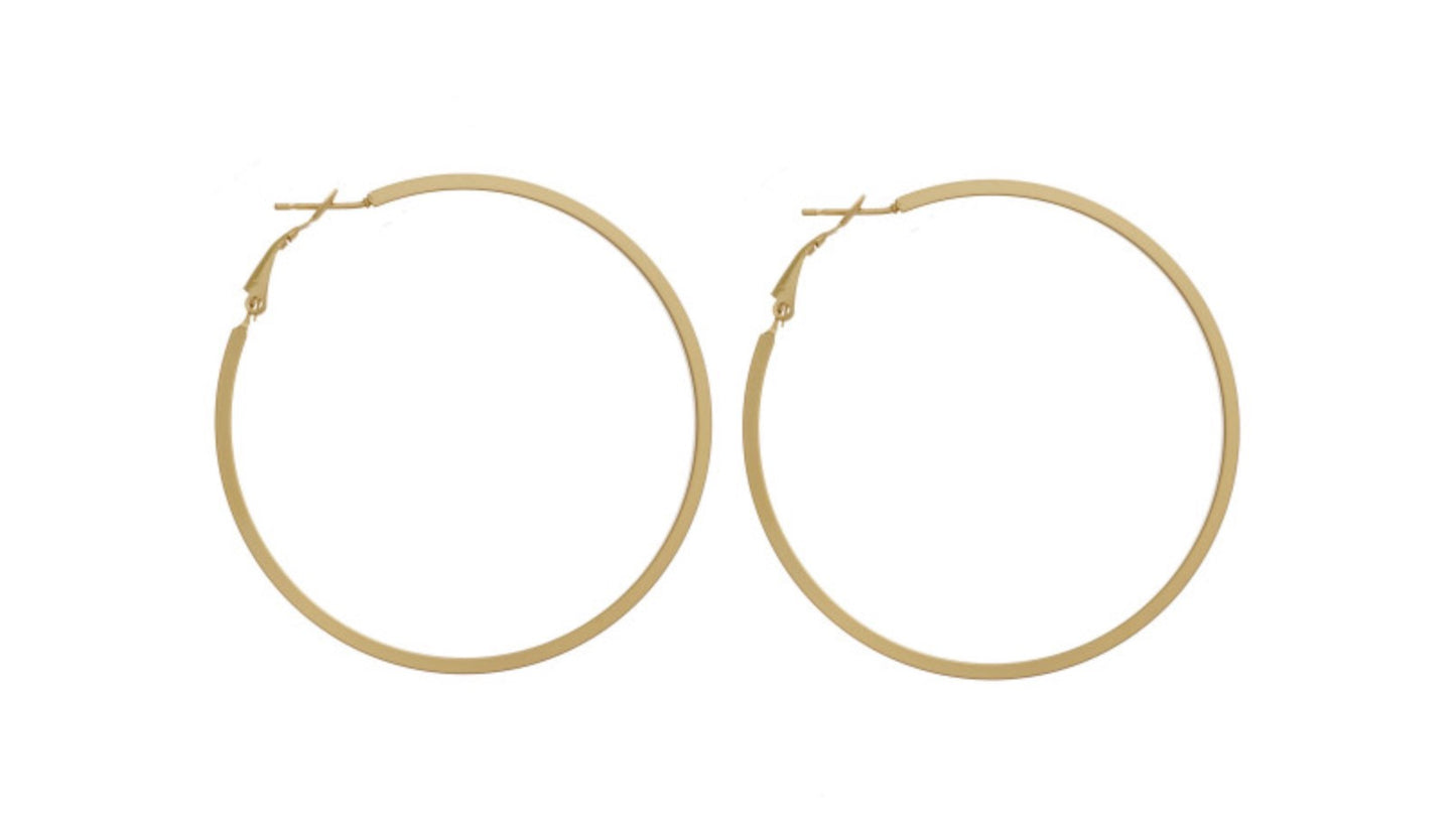 Matte Hoop Earrings