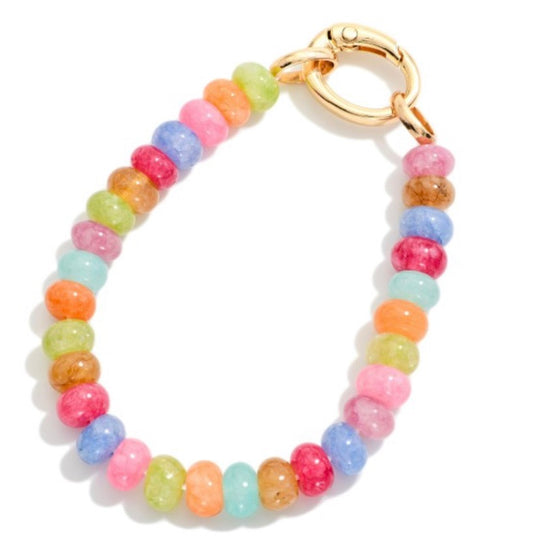 Candy Beads & Lobster Clasp