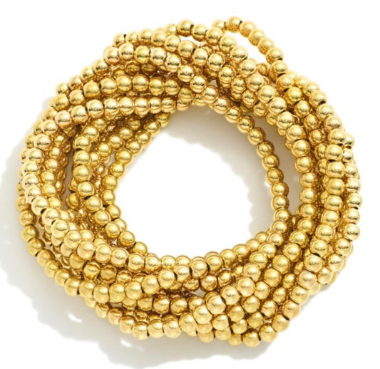 Metal Tone Stretch Braclets