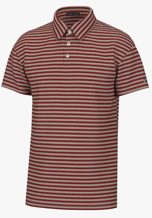 Hinton Stripe Performance Polo